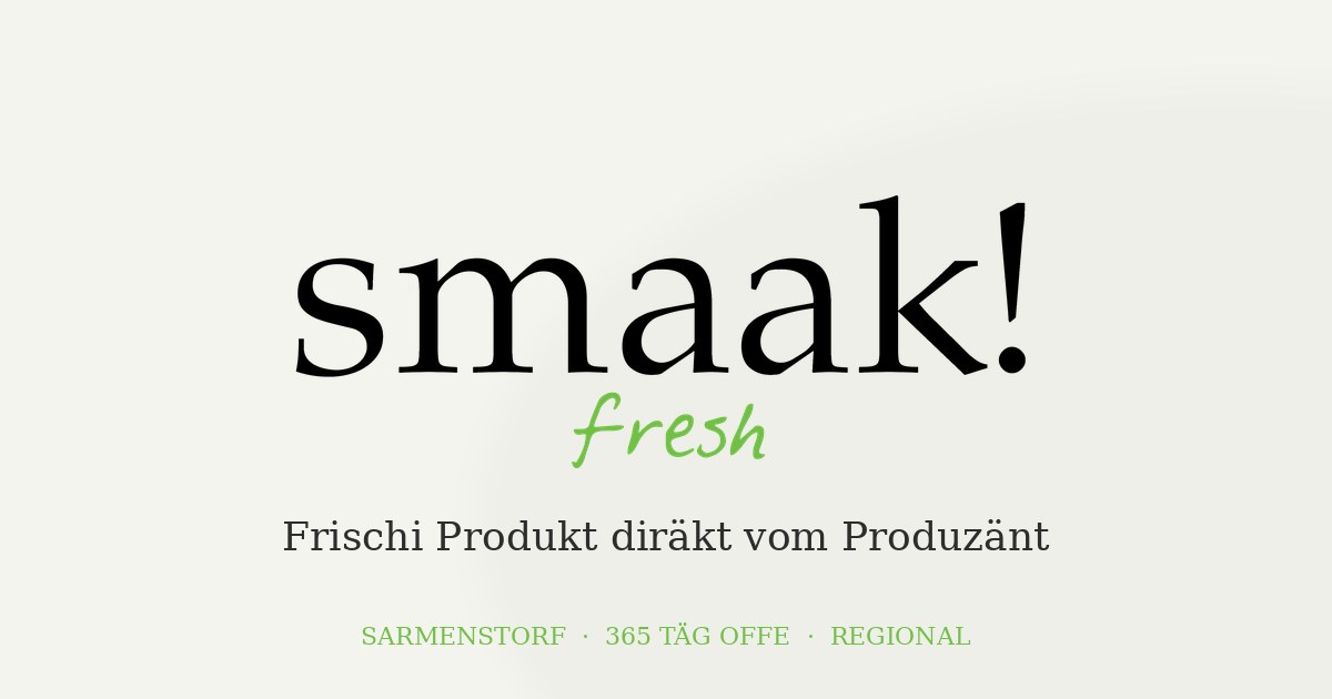 Smaak! Fresh